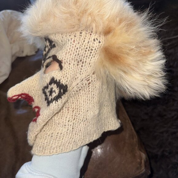 Piñata party, inc. Peruvian Wool And Fur ski mask, 1960’s - Picture 8 of 16